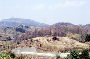 生駒十三峠の十三塚写真