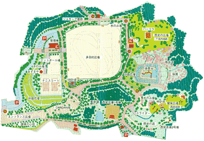 平群中央公園マップ
