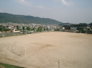 平群北公園テニスコート写真