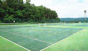 平群町総合スポーツセンターテニスコート写真