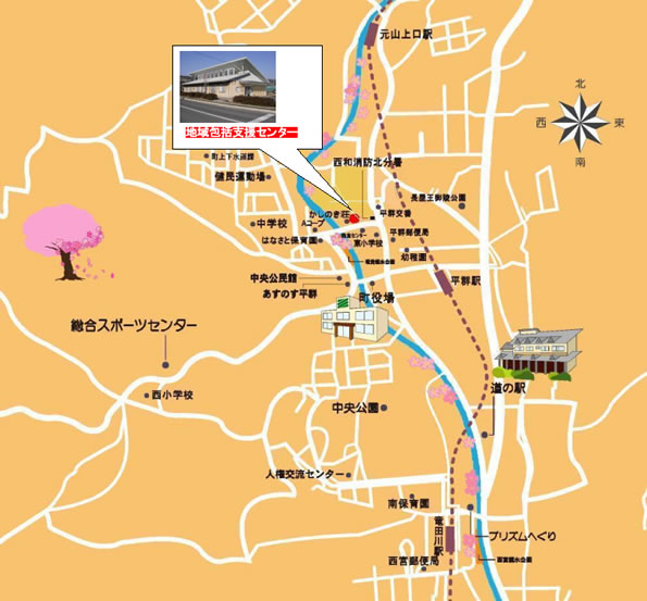 地域包括支援センター地図